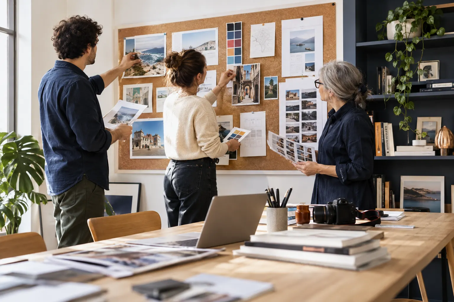 Illustration d’un échange de préparation entre professionnels