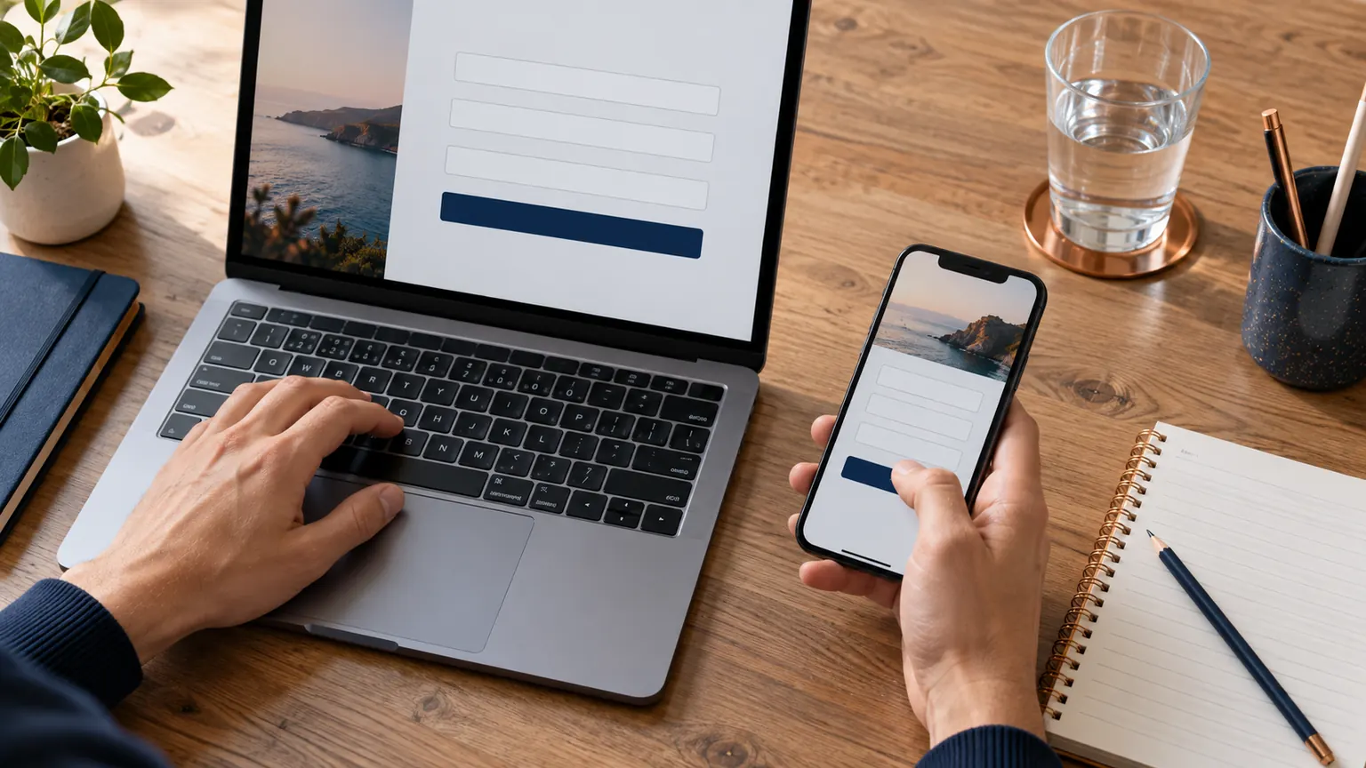 Essai d’un formulaire sur ordinateur et téléphone