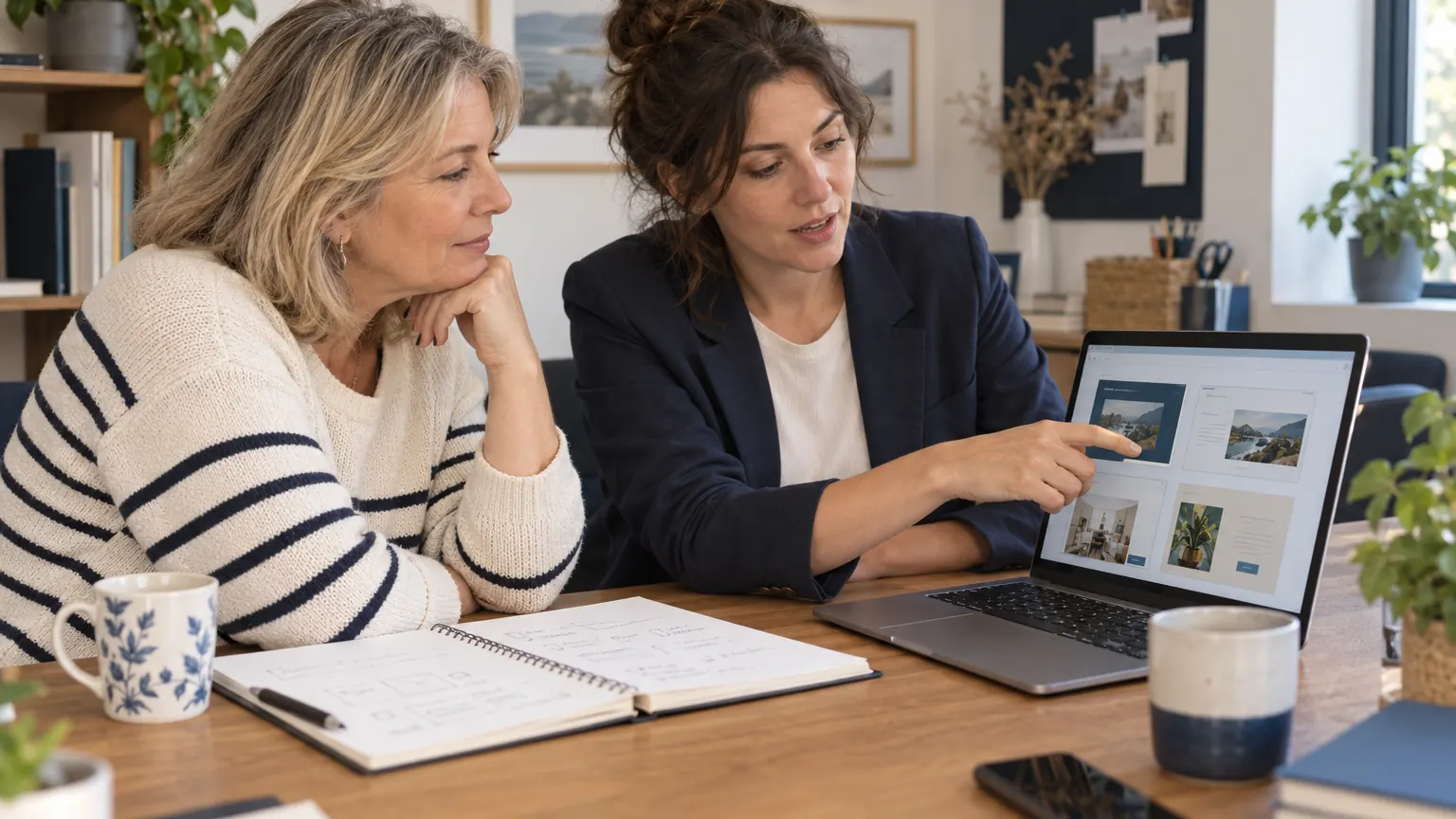 Illustration photographique : comparaison d’interfaces de gestion de contenu